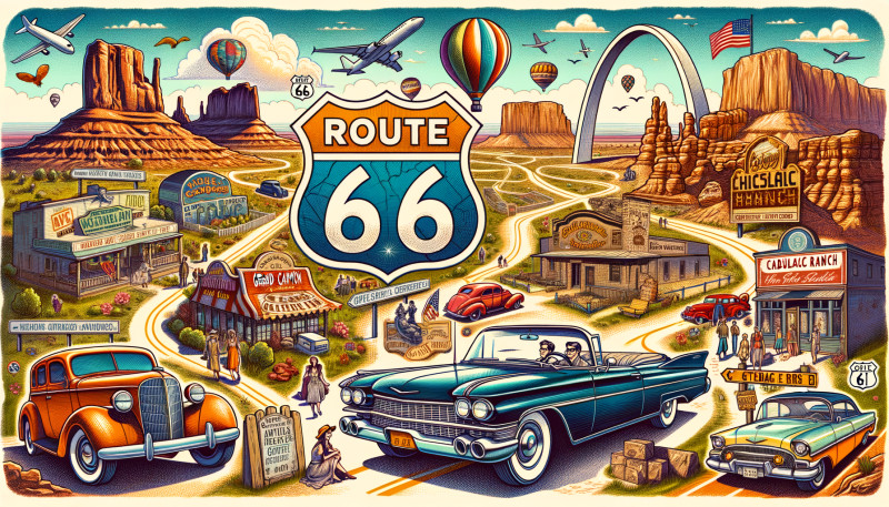 Epic Road Trip: Identify the Famous Landmarks along Route 66 Quiz